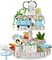 Hello Spring Tiered Tray Decor Tulips Table Wooden Sign Decorations